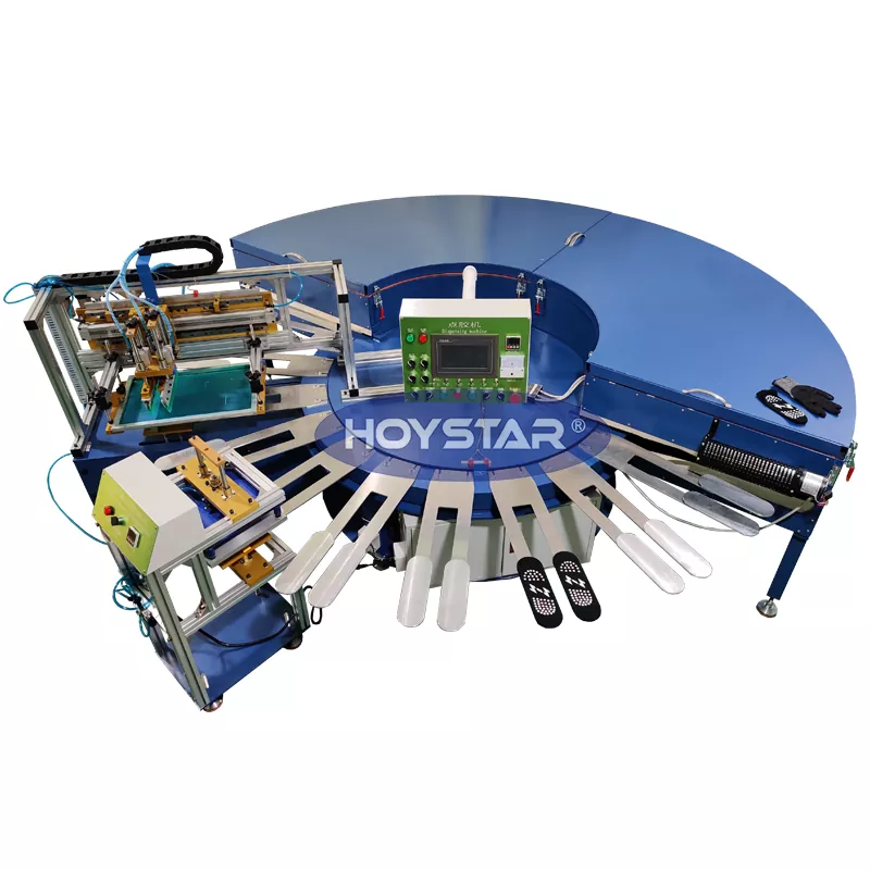 Машина для трафаретного друку протиковзких шкарпеток