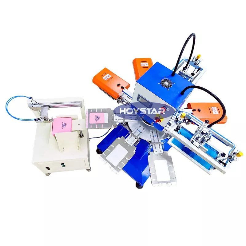 Автоматична 2-кольорова машина для трафаретного друку серветок